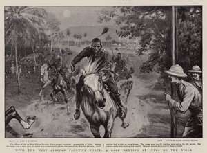 Met de West-Afrikaanse Grensmacht, een racebijeenkomst in Jebba aan de Niger door Percy F.S. Spence